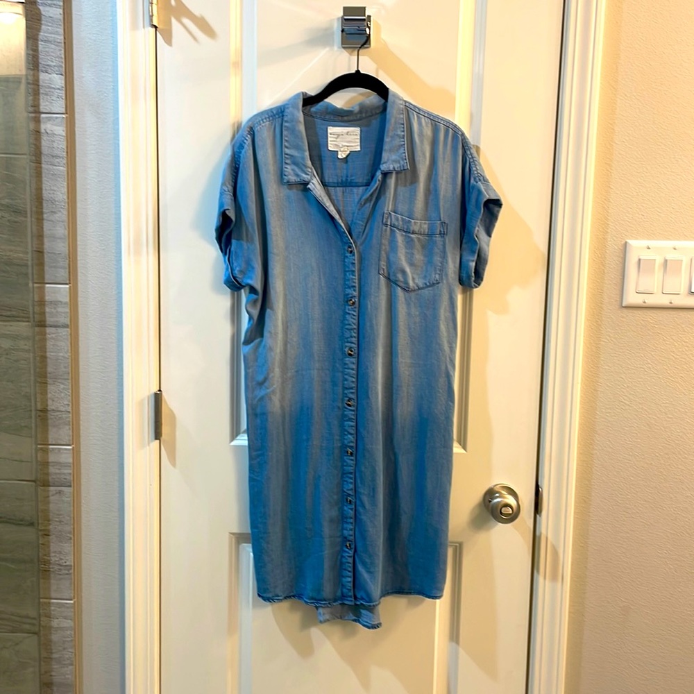 Evy’s tree Tencel denim shirt dress size M
